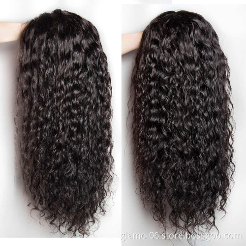 150% 200% Density HD Full lace Human Hair Wig Glueless HD Transparent Lace wig Natural Virgin Human Hair Lace Front Wigs